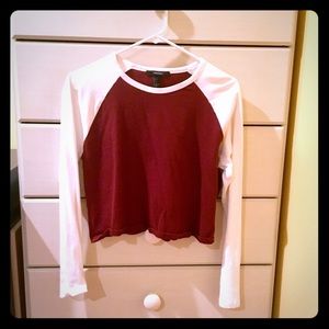 Long sleeved crop top